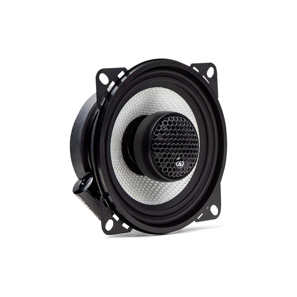 DD Audio D-X4b - Garsiakalbis su tinkleliu ir logotipu