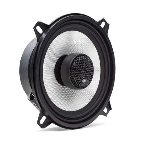 DD Audio D-X5.25b - Garsiakalbio kūgio tekstūra ir tvirtinimo detalės