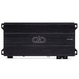 DD Audio D1100 - galinė panelė su jungtimis ir logotipu