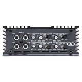 DD Audio D4.100 - galinė panelė su jungtimis ir valdikliais