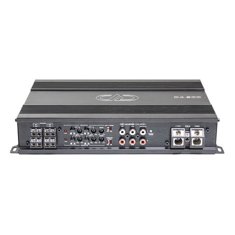 DD Audio D4.200 - Galinė panelė su visomis jungtimis ir valdikliais