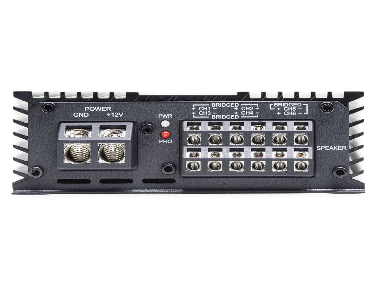 DD Audio D6.500 - Galinė panelė su jungtimis ir indikatoriais