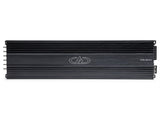 DD Audio D6.500 - šoninis vaizdas su jungtimis ir logotipu