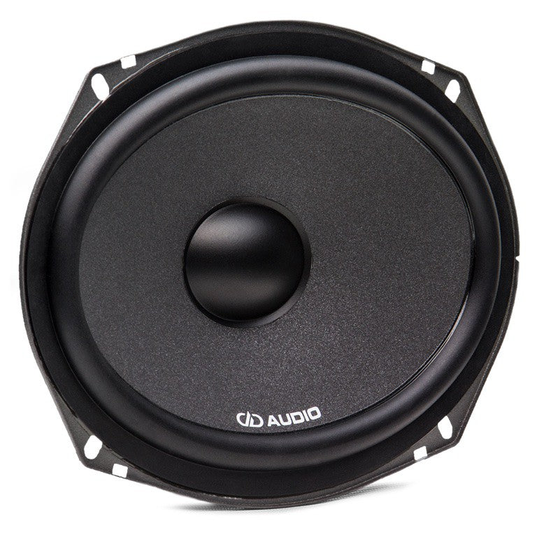 DD Audio DC6X9A - garsiakalbio priekinė dalis su logotipu