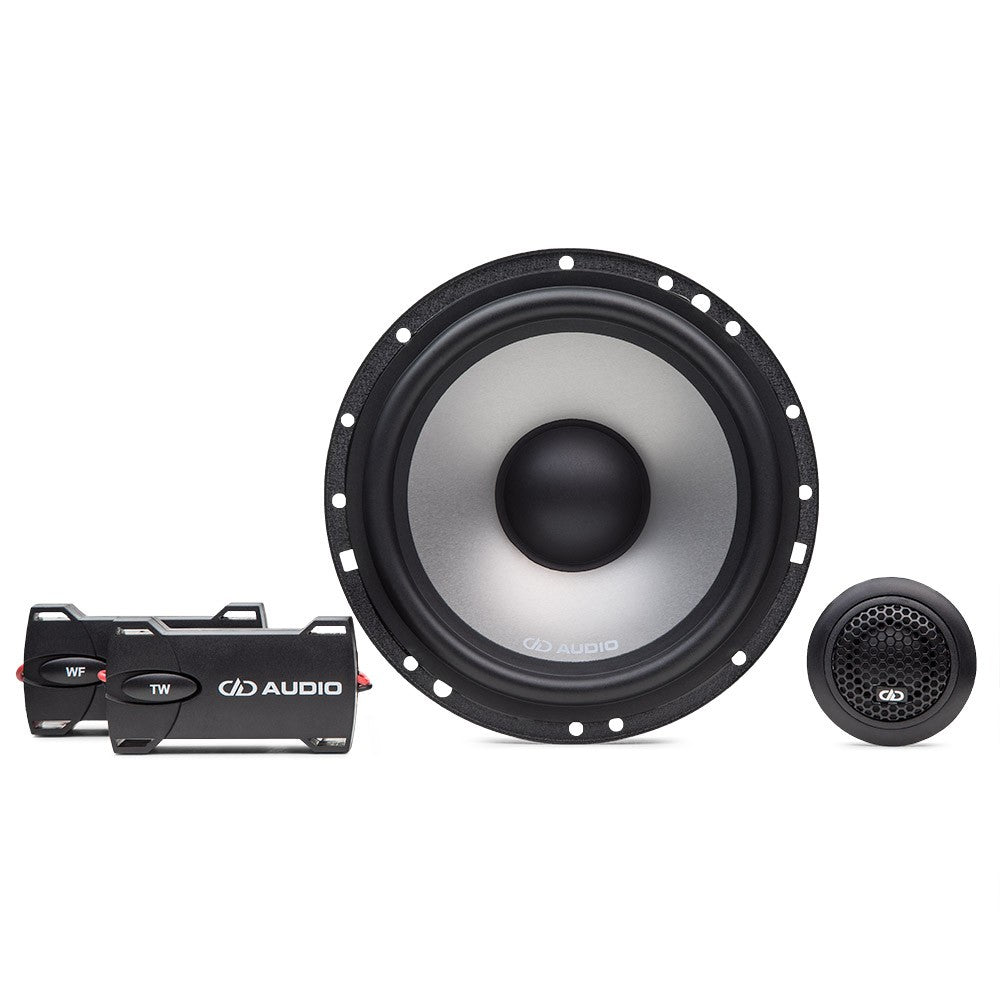 DD Audio DC6.5a - garsiakalbis ir du atskiri komponentai