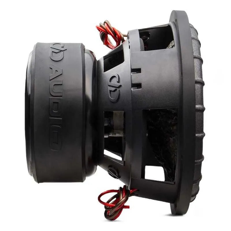 DD Audio DD9518K-D1 ESP - Šoninis vaizdas su laidais ir logotipu