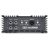 DD Audio DM1000a - Galinė panelė su jungtimis ir valdikliais