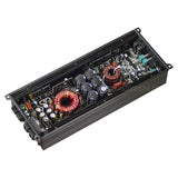 DD Audio DM1000a - vidinė dalis su transformatoriais ir kondensatoriais