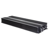 DD Audio DM2500a - galinė panelė su jungtimis ir logotipu