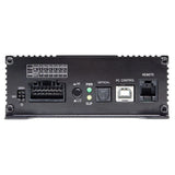 DD Audio DSI-3R - galinė panelė su jungtimis ir indikatoriais
