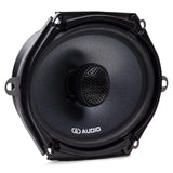 DD Audio DX5x7 - Garsiakalbio vidurys su tviteriu ir logotipu