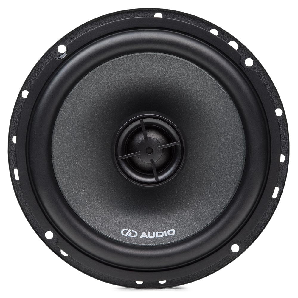 DD Audio DX6.5a - garsiakalbio priekinė dalis su logotipu