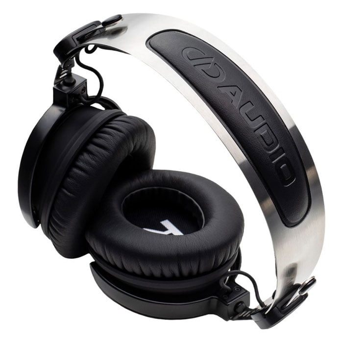 DD Audio DXB-05 belaidžiai ausinės - Šoninis ausinių vaizdas su logotipu