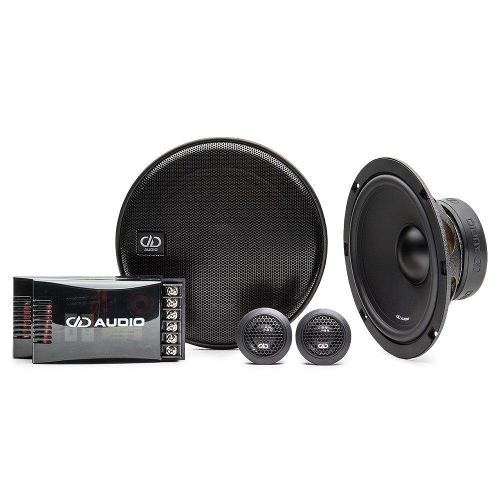 DD Audio EC 6.5 - garsiakalbių rinkinys su stiprintuvu
