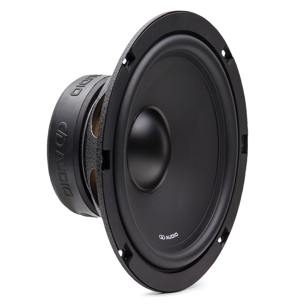 DD Audio EC 6.5 - Garsiakalbio šoninis vaizdas su logotipu
