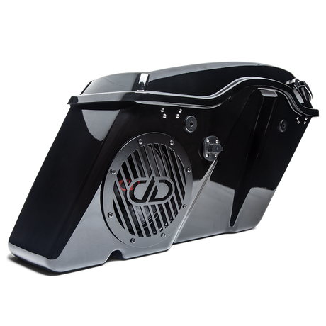 DD Audio HD8-SBK, 8" garsiakalbių montavimo rinkinys Harley-Davidson šoniniams krepšiams