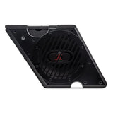 DD Audio HD8-SBK, 8" garsiakalbių montavimo rinkinys Harley-Davidson šoniniams krepšiams - Šoninis vaizdas su garsiakalbio grotelėmis