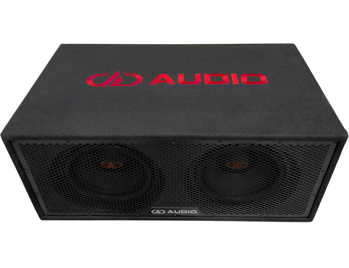 DD Audio LE-212.2 - 1Ohm - Dvi garsiakalbių grotelės su logotipu
