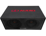 DD Audio LE-212.2 - 1Ohm - Dvi garsiakalbių grotelės su logotipu