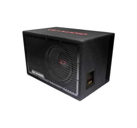 DD Audio LE-312.1 - 1 Ohm - šoninis vaizdas su jungtimis