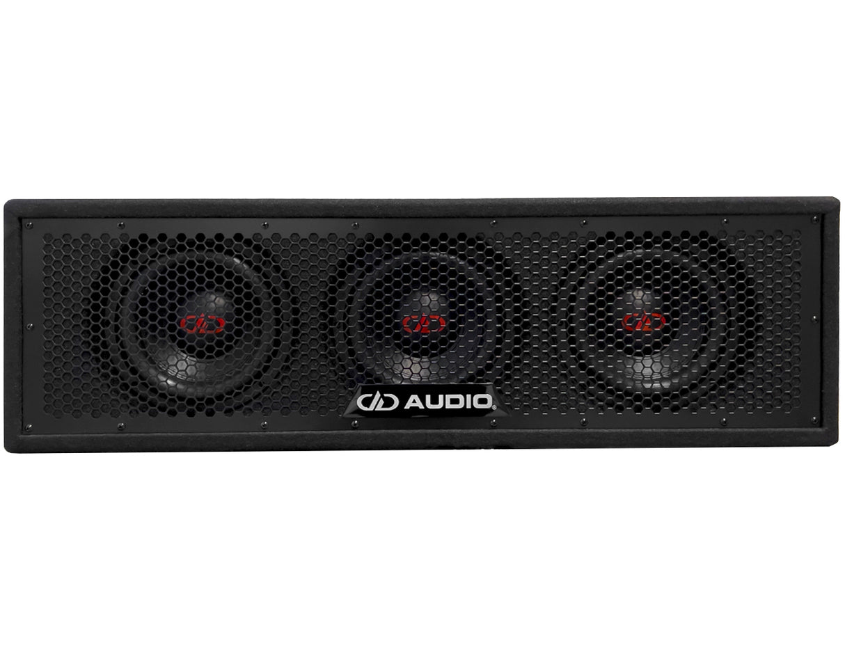 DD Audio LE-508.3 - 0.7Ohm - Trys garsiakalbiai su apsauginiu tinkleliu