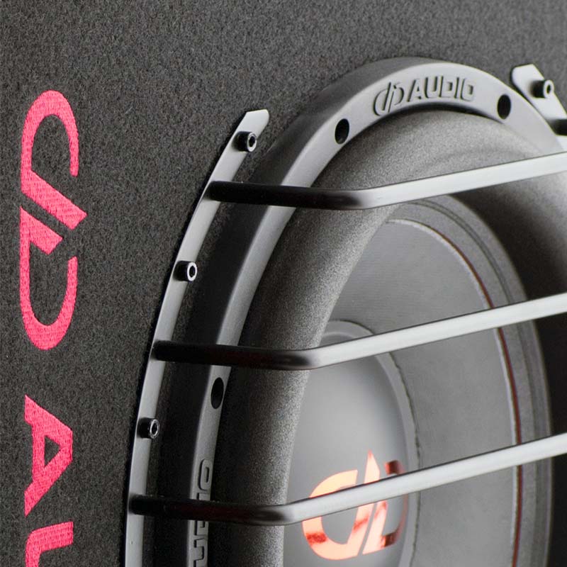 DD Audio LE-512D-D2 - Garsiakalbio apsauginis tinklelis ir logotipas