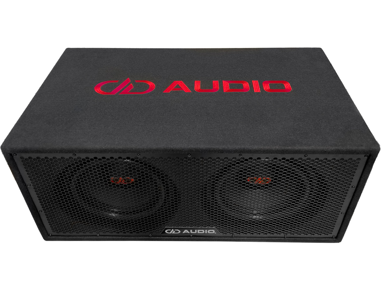 DD Audio LE-512.2 - 1Ohm - dviejų garsiakalbių priekinė dalis su grotelėmis
