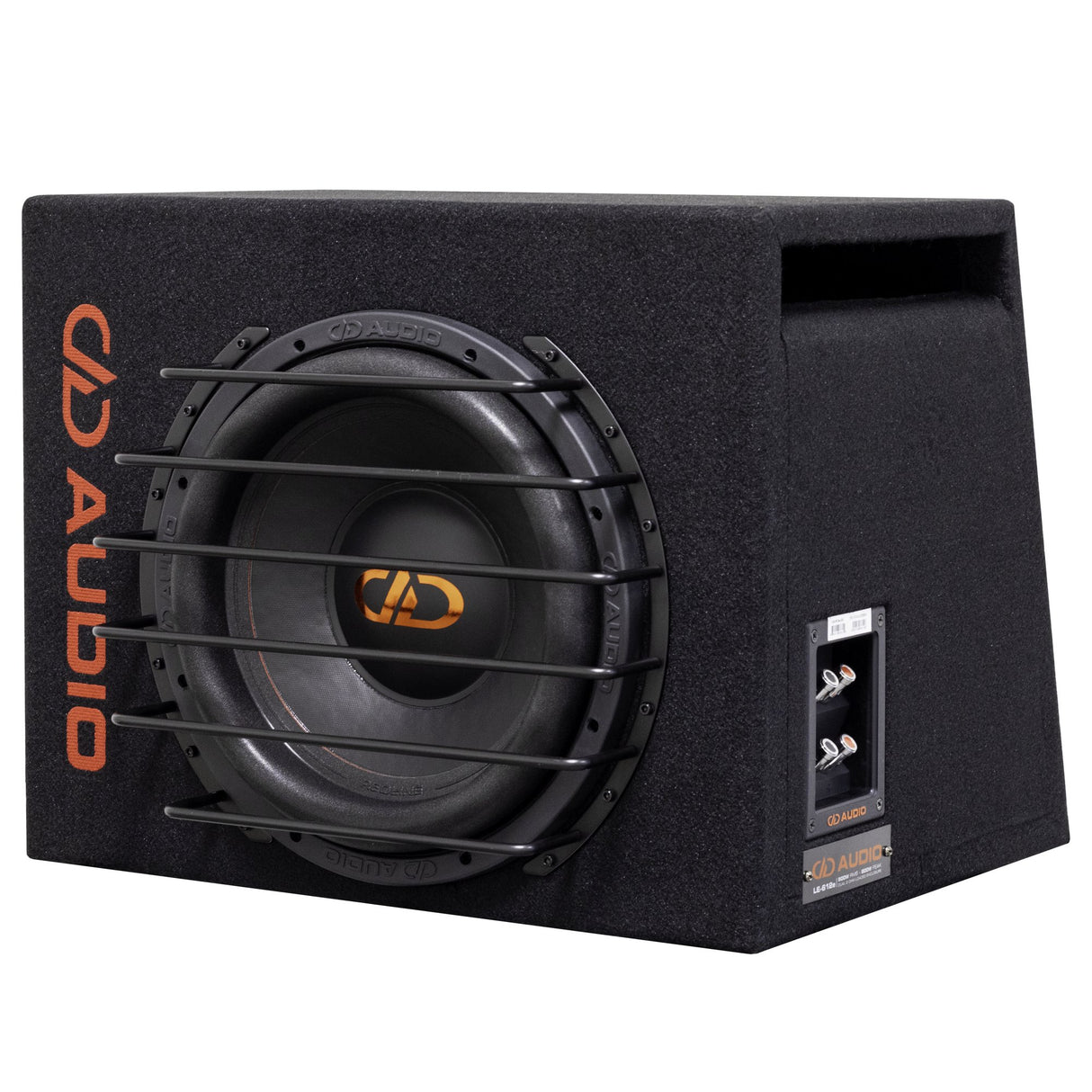 DD Audio LE-612E-D2 - Galinė panelė su jungtimis ir logotipu