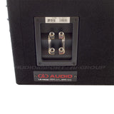 DD Audio LE-M08d - Galinė panelė su jungtimis ir etiketėmis
