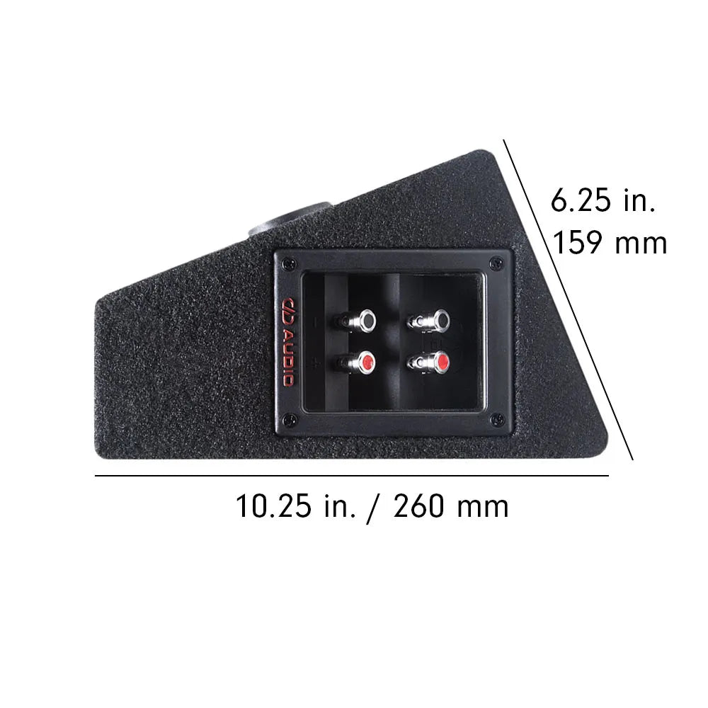 DD Audio LE-VO-MX206.4 - galinė panelė su jungtimis ir matmenimis