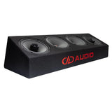 DD Audio LE-VO-MX208.4 - Keturi garsiakalbiai su raudonu logotipu