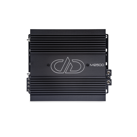 DD Audio M2500 - Šoninis vaizdas su jungtimis