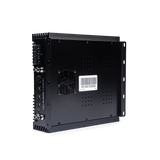 DD Audio M2500 - galinė panelė su jungtimis ir ventiliacijos grotelėmis