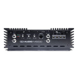 DD Audio M5000 - galinė panelė su jungtimis ir valdymo elementais
