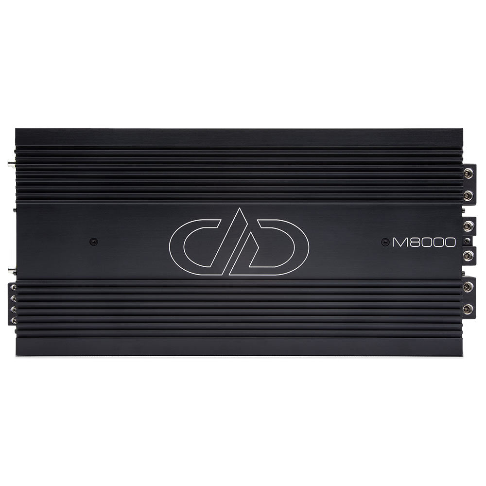 DD Audio M8000 - Šoninis vaizdas su tvirtinimo detalėmis