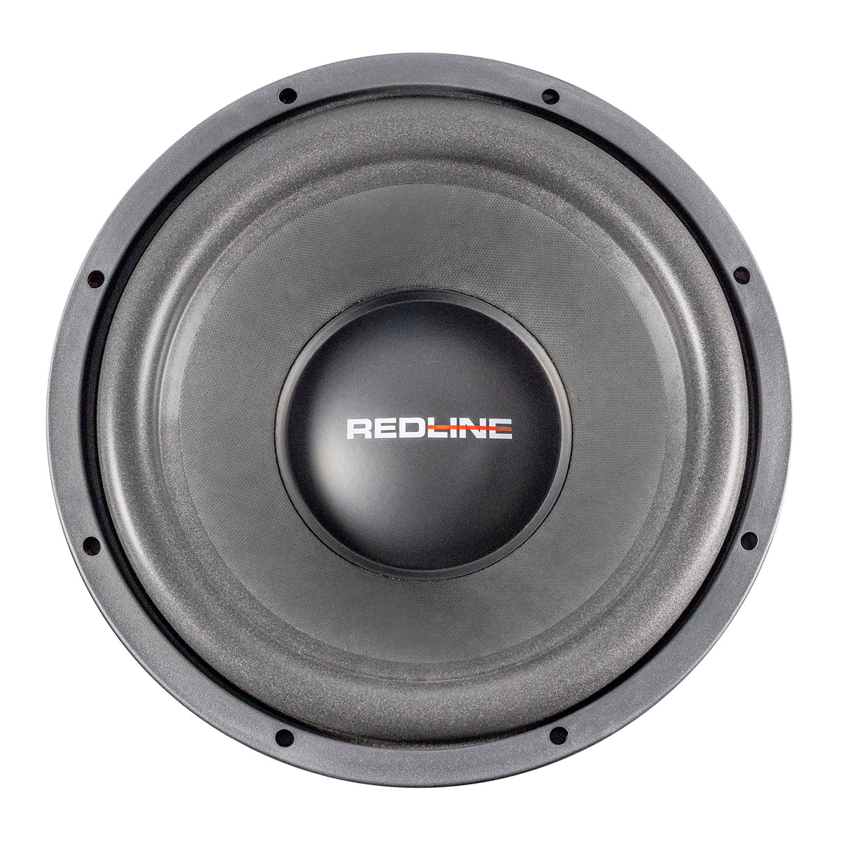 DD Audio RL-PSW12-D4 - priekinė dalis su logotipu REDLINE