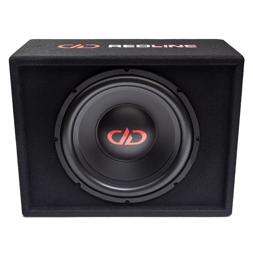 DD Audio RL-SE12-S1 Redline 12″ - Viršutinė panelė su logotipu ir pavadinimu