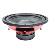 DD Audio RL-SW10-D2 - Raudonas korpusas su ventiliacijos angomis
