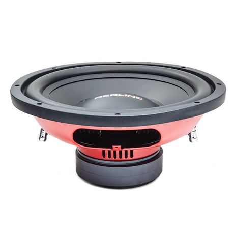 DD Audio RL-SW10-D2 - Raudonas korpusas su ventiliacijos angomis