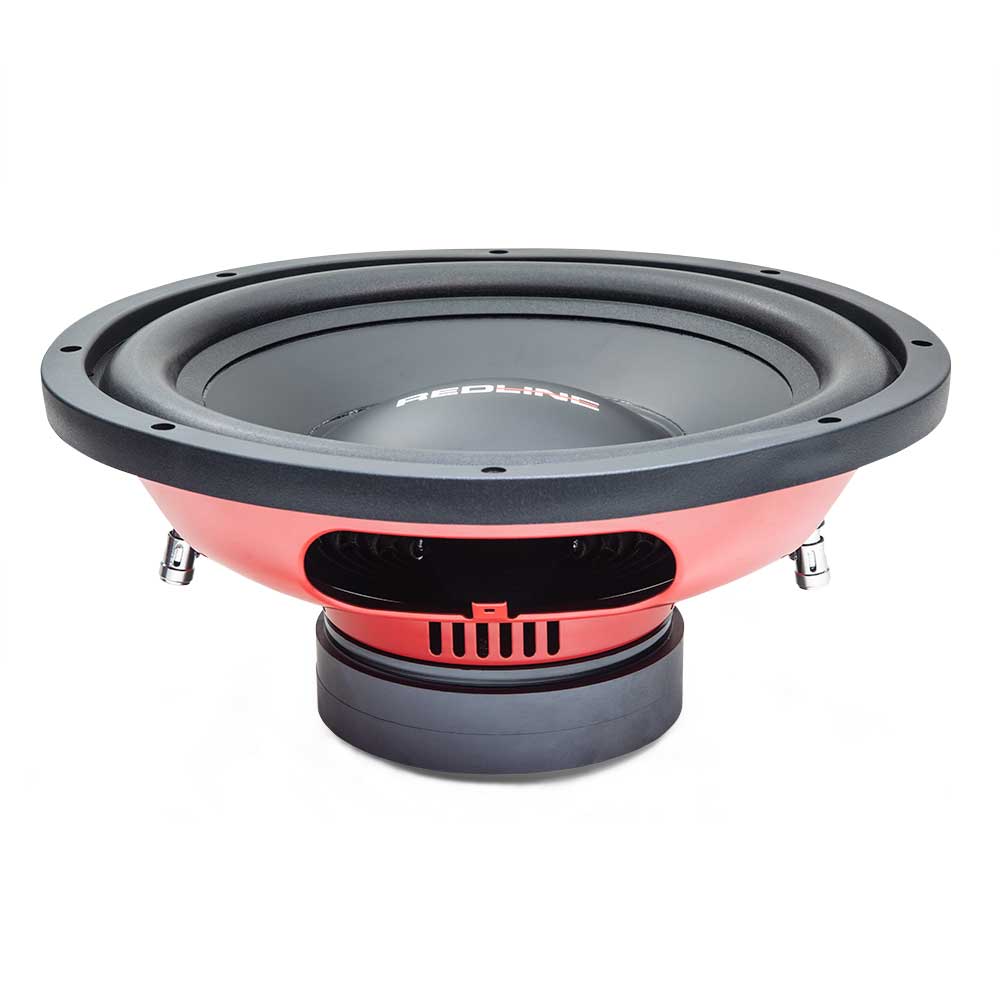 DD Audio RL-SW12-D2 - raudonas korpusas su ventiliacijos angomis