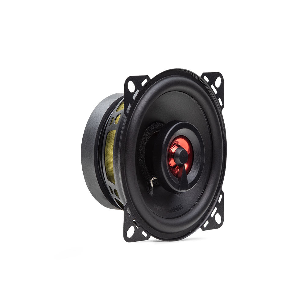 DD Audio RL-X4 - Šoninis vaizdas su raudonu garsiakalbio elementu