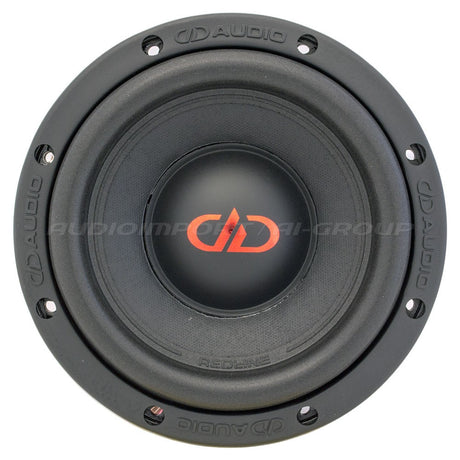 DD Audio Redline 506d D2 - priekinė dalis su logotipu ir užrašais