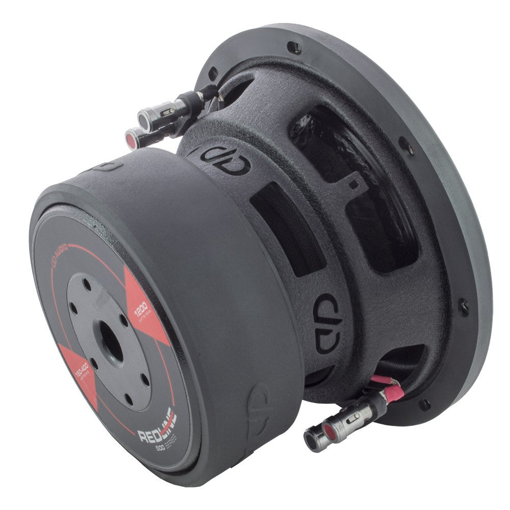 DD Audio Redline 508d D2 - Garsiakalbio jungtys ir galinė dalis