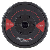 DD Audio Redline 508d D4 - Garsiakalbio priekinė dalis su raudonais akcentais