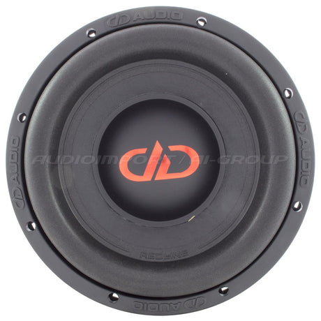 DD Audio Redline 510d D2 - garsakalbio priekis su logotipu ir užrašais
