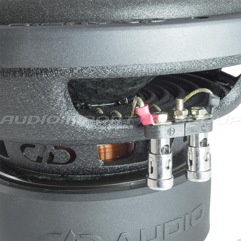 DD Audio Redline 510d D2 - garsiakalbio jungtys ir varinė ritė