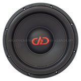 DD Audio Redline 512d D4 - raudonas logotipas ir užrašas REDLINE
