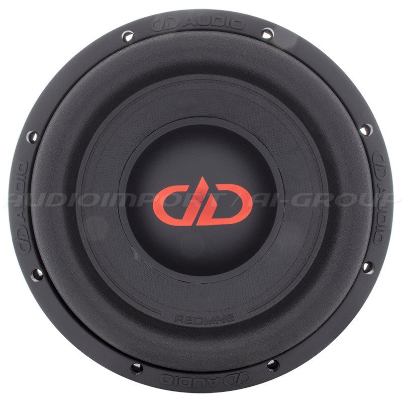 DD Audio Redline 610d D2 - garsiakalbio priekis su raudonu logotipu