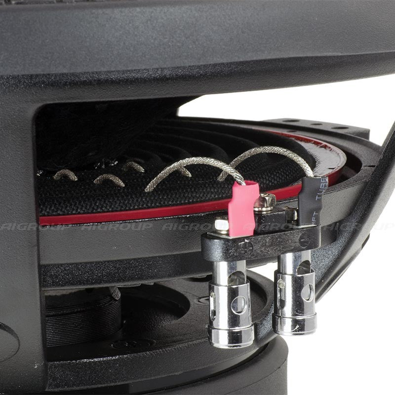 DD Audio Redline 612e D2 - Garsiakalbio jungtys ir laidai iš arti