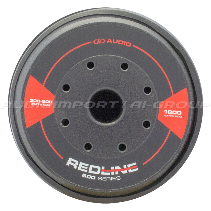 DD Audio Redline 615d D4 - Garsiakalbio priekinė dalis su užrašais